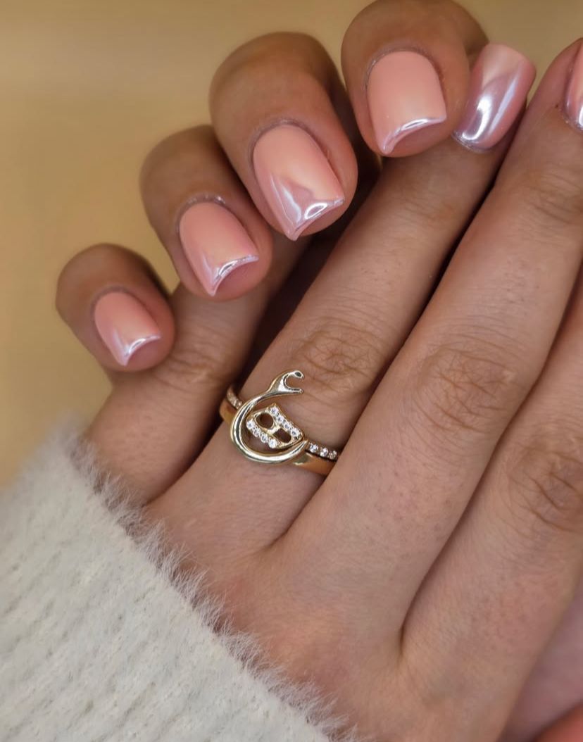 Arabic Initial Love Ring