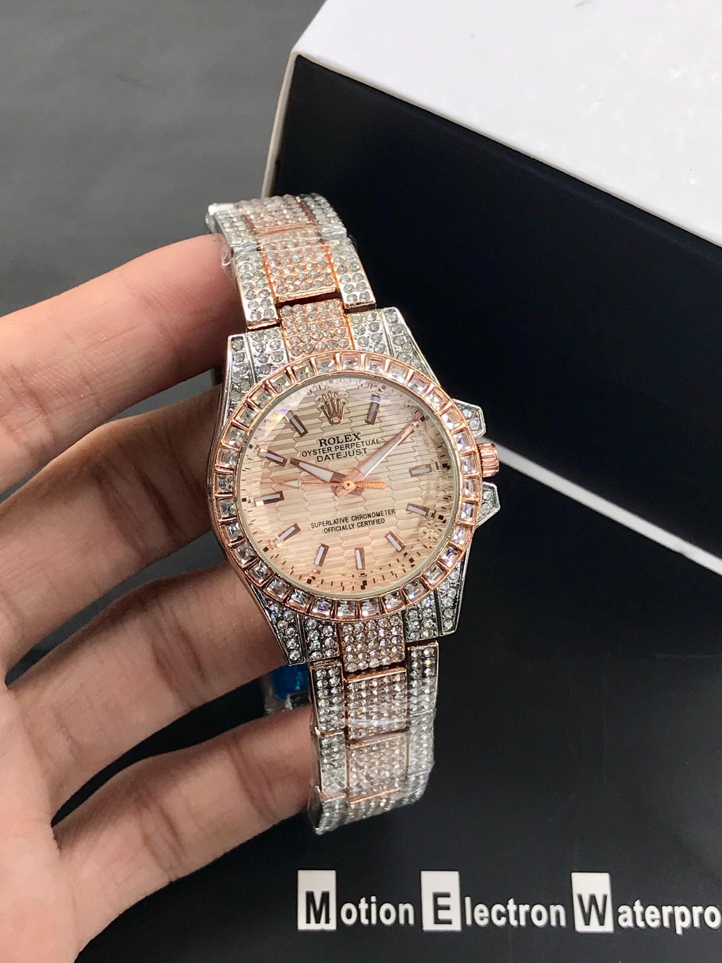 Rolex Women Bronze Watch