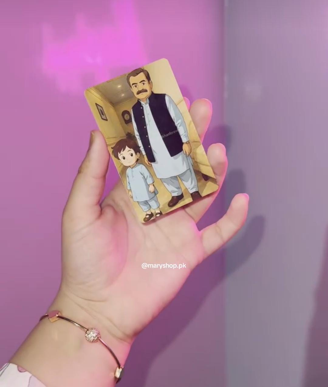 Dual Picture Wallet Card