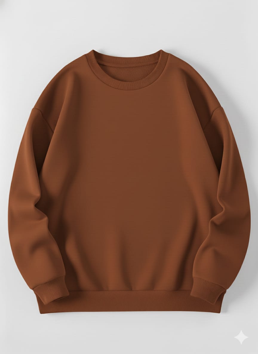 Brown Sweatshirt – Premium Winter Wear for Men & Women