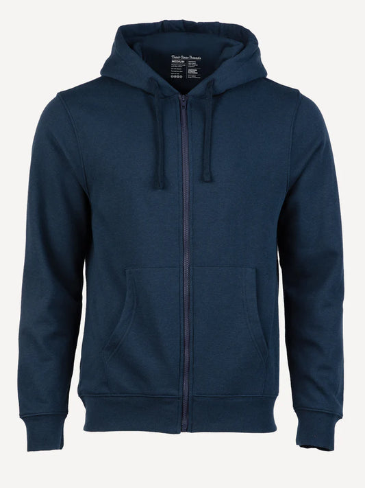 Navy Blue Zipper Hoodie