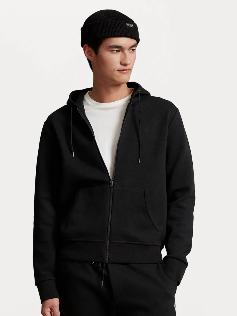 Black Zipper Hoodie