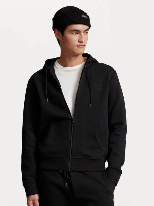 Black Zipper Hoodie