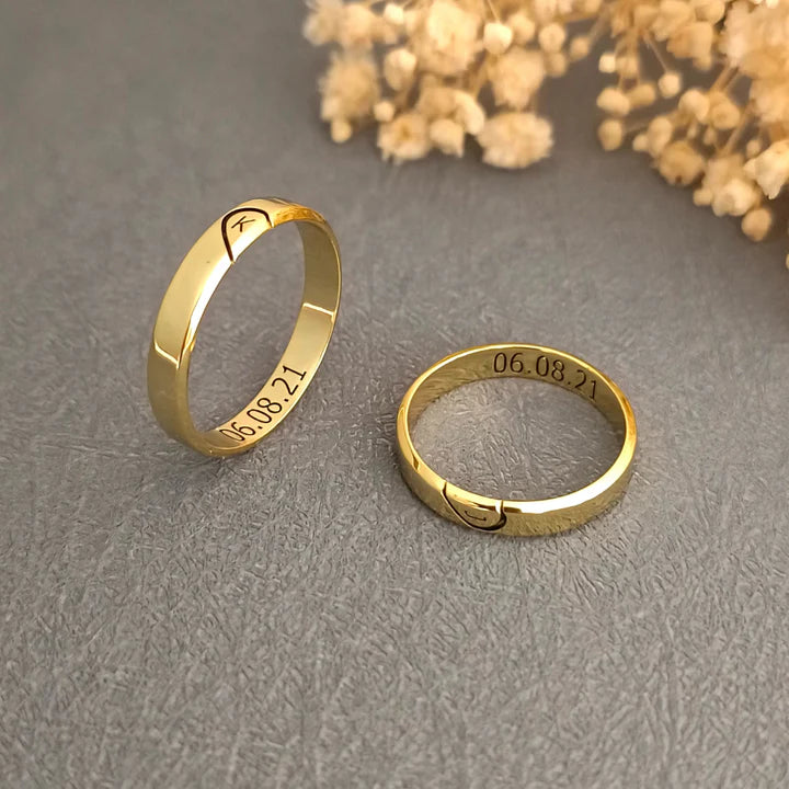 Customised Heartfit Couple Ring
