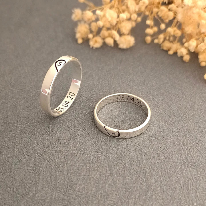 Customised Heartfit Couple Ring