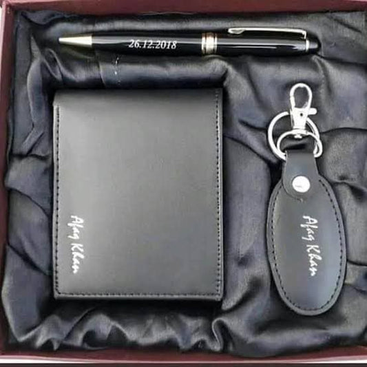 Customized Name Wallet And Pen