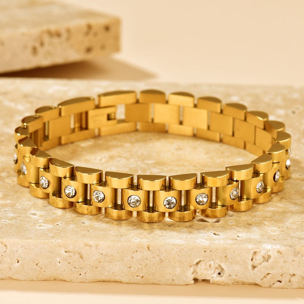 Adele CZ Watch Strap Bracelet
