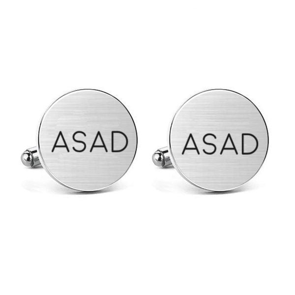 Customized Engraved Name Cufflinks