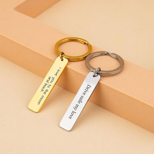 Message Engraved Key-Chain