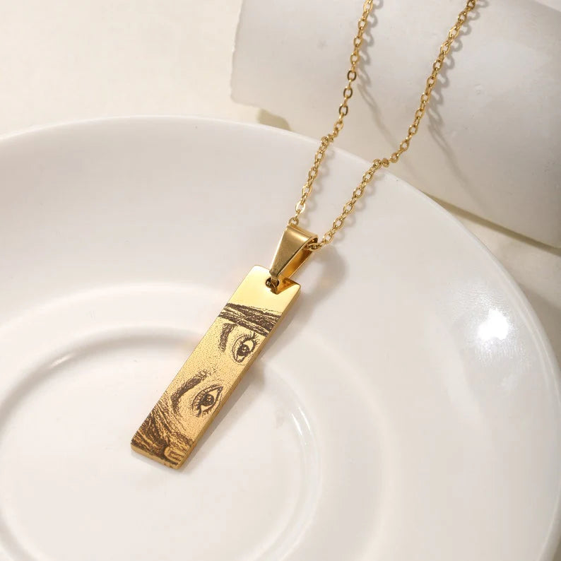 Personalized Eye Necklace