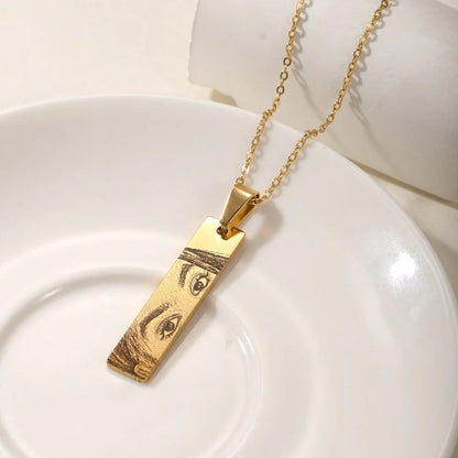 Personalized Eye Necklace