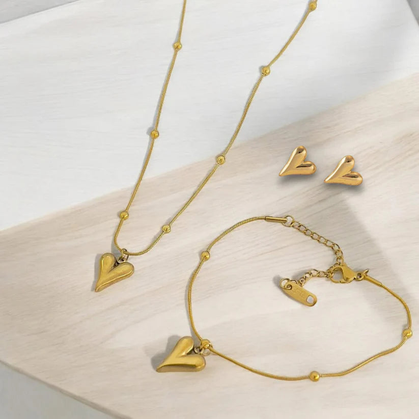 Heart Ball Chain Full Set