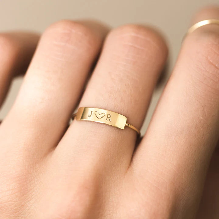 Intial Dual Name Ring