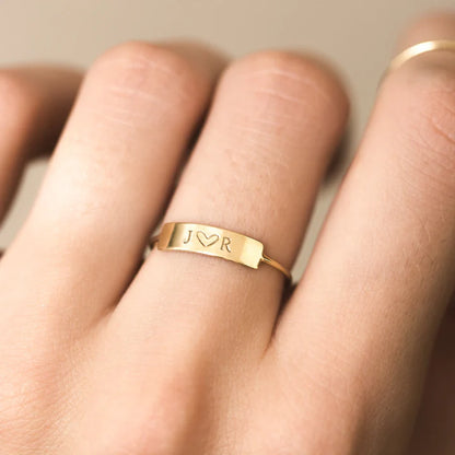 Intial Dual Name Ring