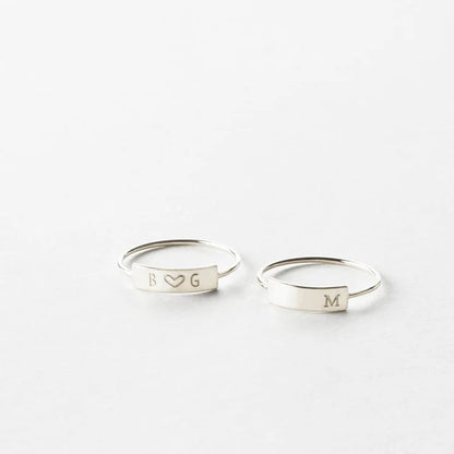 Intial Dual Name Ring
