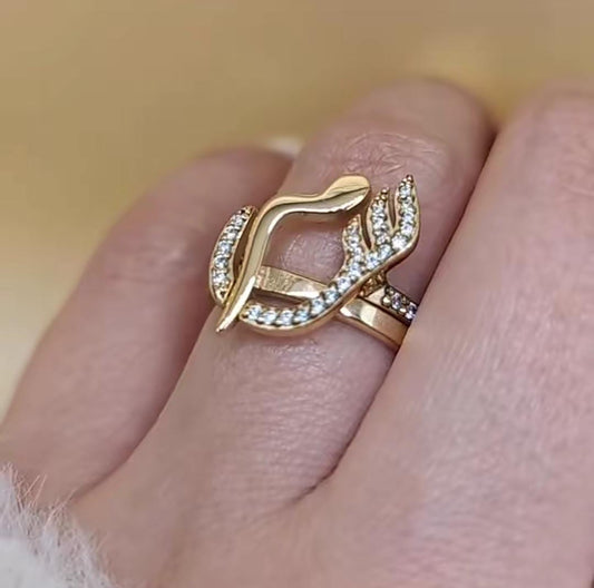 Arabic Initial Love Ring