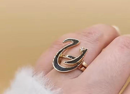 Arabic Initial Love Ring