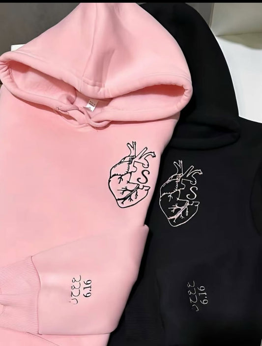 Love Date Customize Hoodie