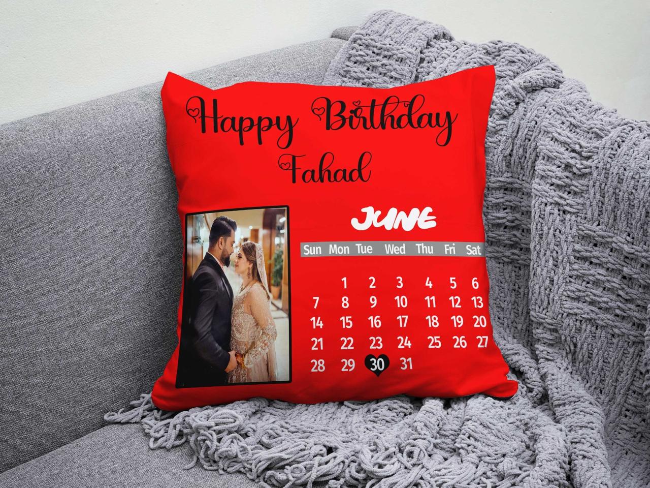 Love's Birthday Cushion
