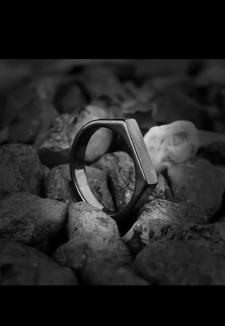 Aesthetic Black Male Ring