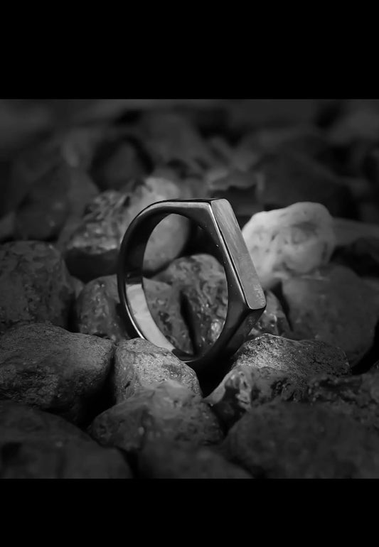 Aesthetic Black Male Ring