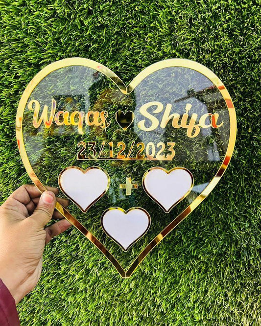 Heart Nikkah Frame