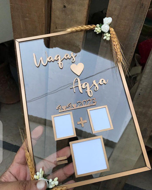 Impression Nikkah Frame