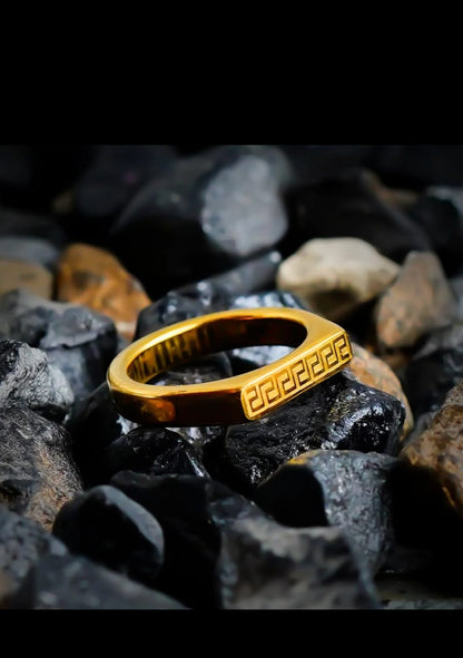 Aesthetic Versace Golden Ring