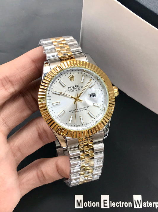 Rolex Men's Dual Tone Band Watch