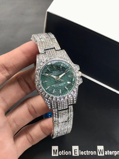 Rolex Women Silver Watch