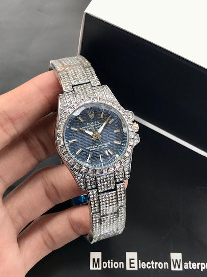 Rolex Women Silver Watch