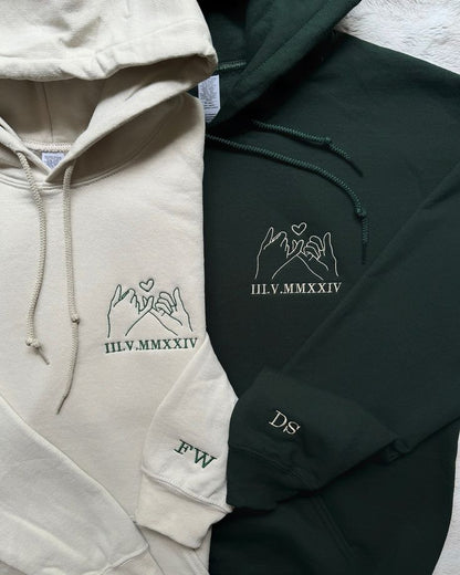 Secret Message Customize Couple Hoodie