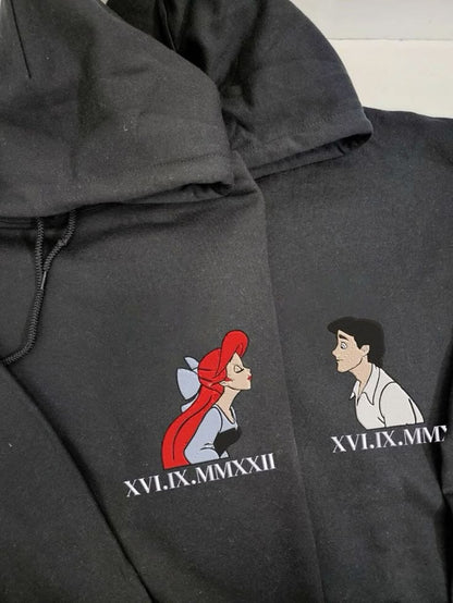 Secret Message Customize Couple Hoodie