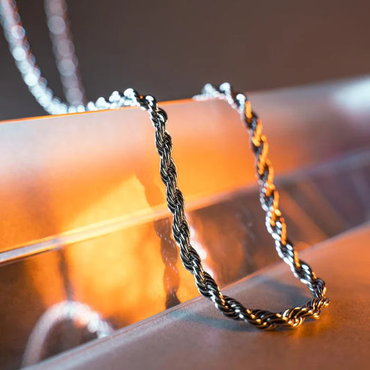 Siilver Rope Chain