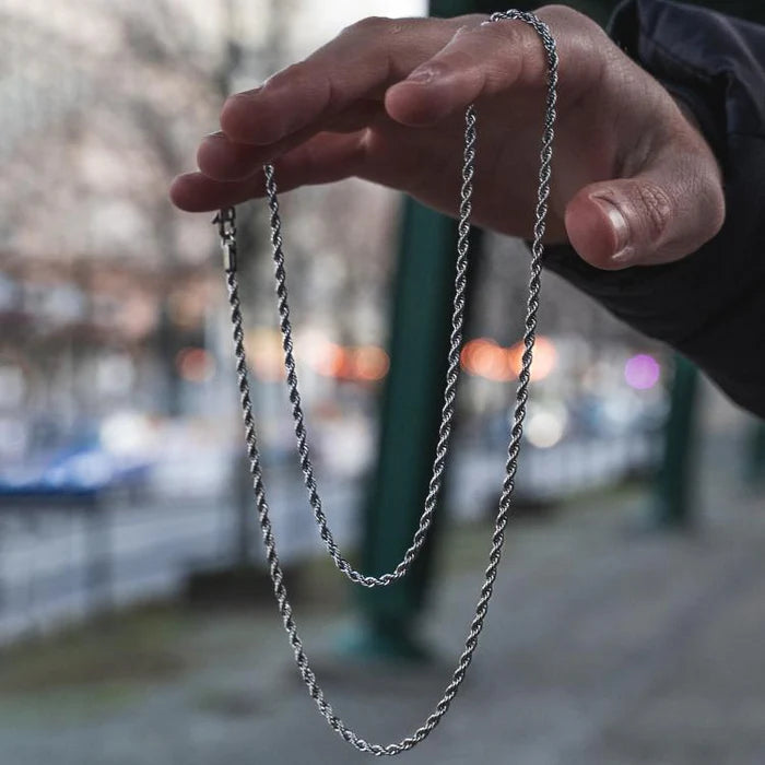 Siilver Rope Chain