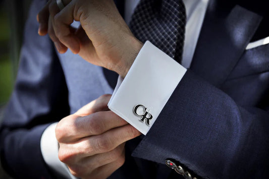Cutout Cufflinks-Black