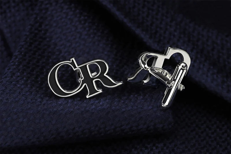 Cutout Cufflinks-Black