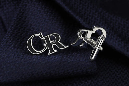 Cutout Cufflinks-Black