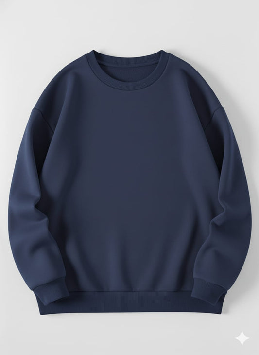 Navy Blue Sweatshirt – Premium Winter Wear for Men & Women