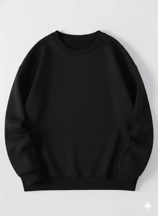 Black Sweatshirt – Premium Winter Wear for Men & Women
