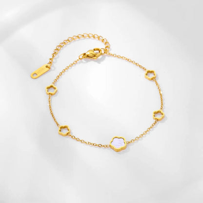 Floral Bracelet (White)