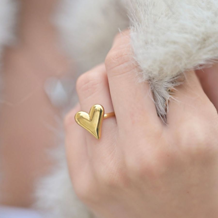Heart Ring Adjustable
