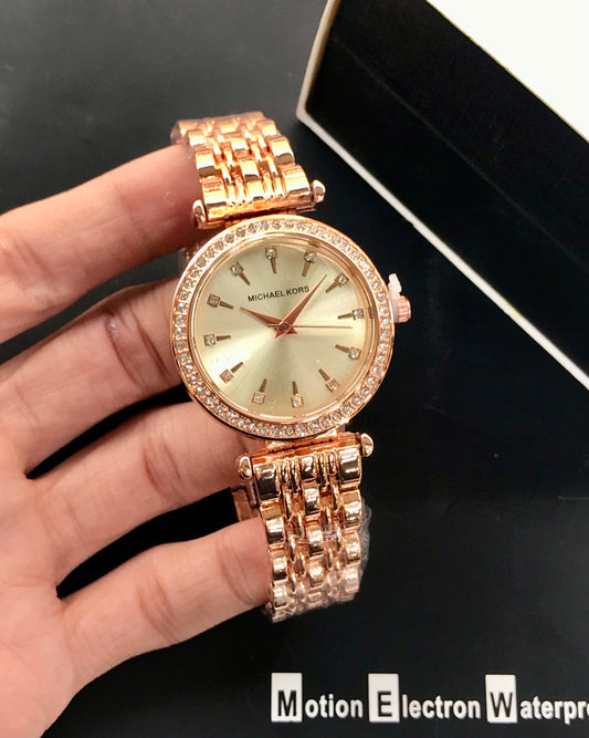 Micheal Korks Women Watch With Embedded Stones