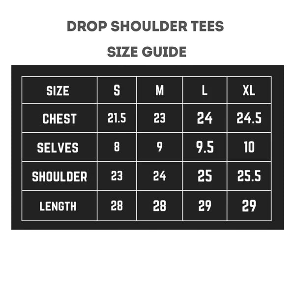 Brown Drop Shoulder Tee